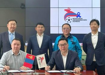 Монголын Хөлбөмбөгийн Холбоо болон Монголын барилгачдын “Golden city” FC клуб санамж бичигт гарын үсэг зурлаа
